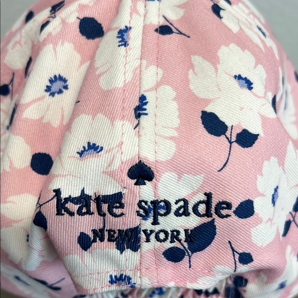 Kate Spade ♠️ | Pink Springtime Floral Baseball Hat - Picture 7 of 10